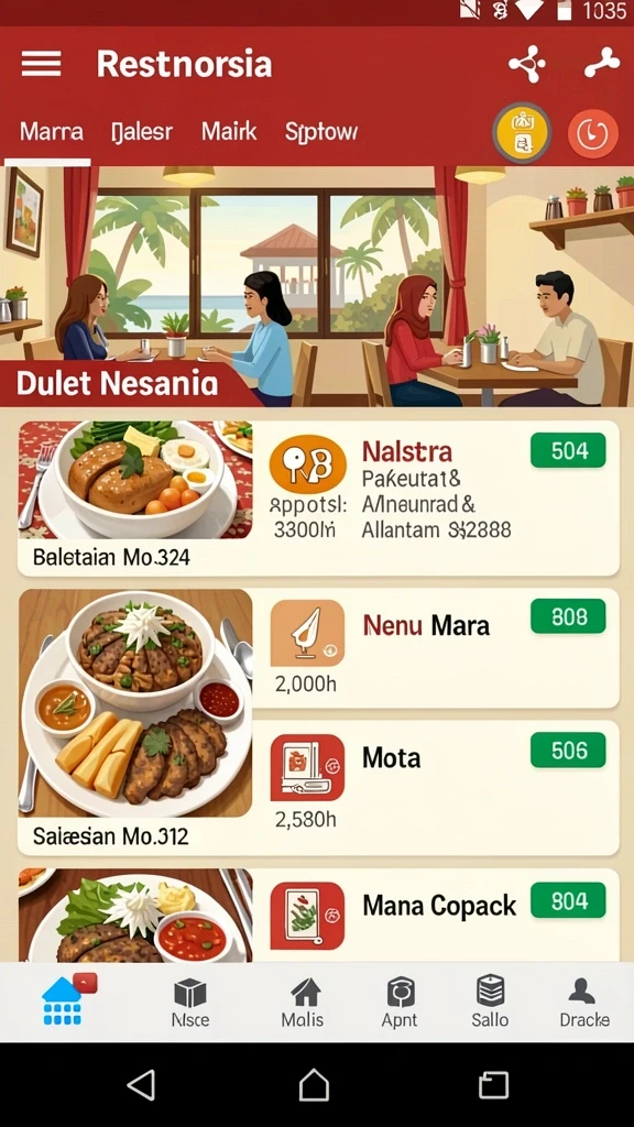 Tampilan antarmuka yang intuitif dan mudah dinavigasi.