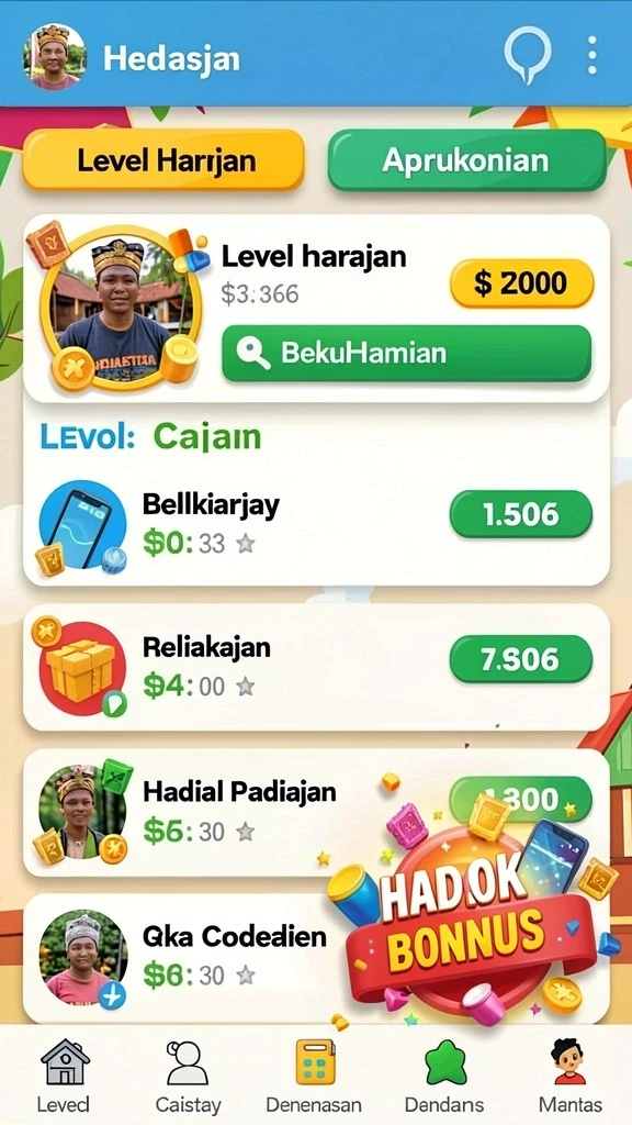 Grafis yang memukau dan penuh warna.