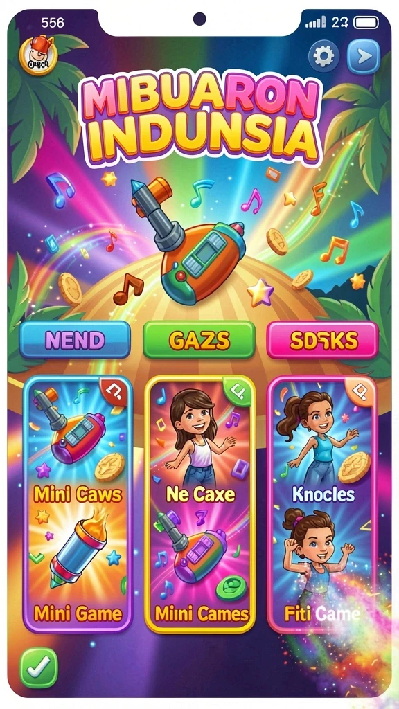 Screenshot menampilkan antarmuka slot yang menarik.