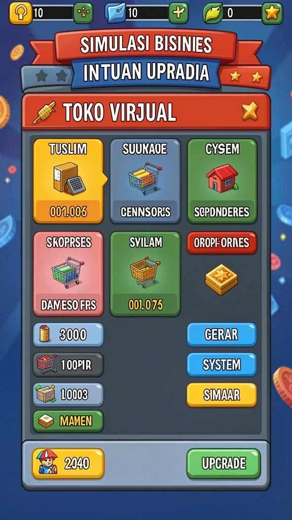 Tampilan antarmuka yang menarik dan user-friendly.