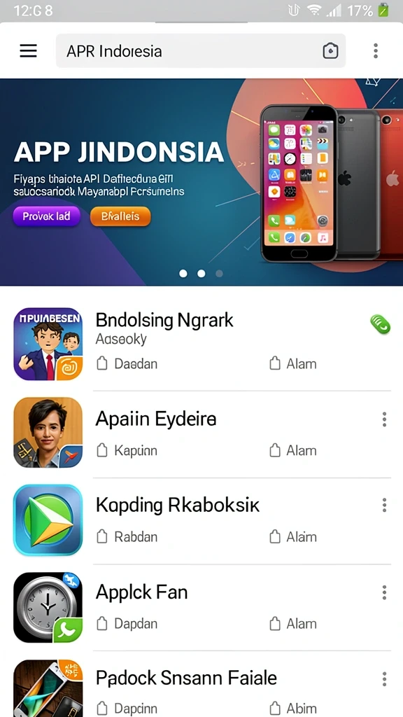 Tampilan antarmuka AYU89 yang sederhana dan menarik.