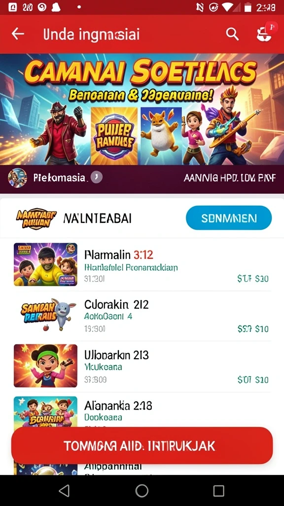 Tampilan antarmuka yang intuitif dan menarik.
