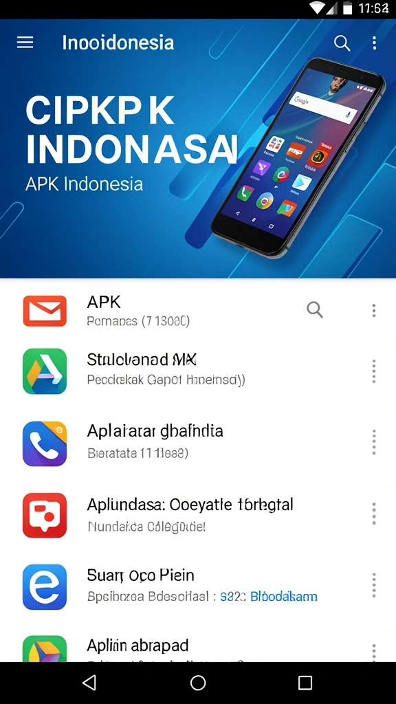 Screenshot menunjukkan variasi permainan yang ditawarkan.