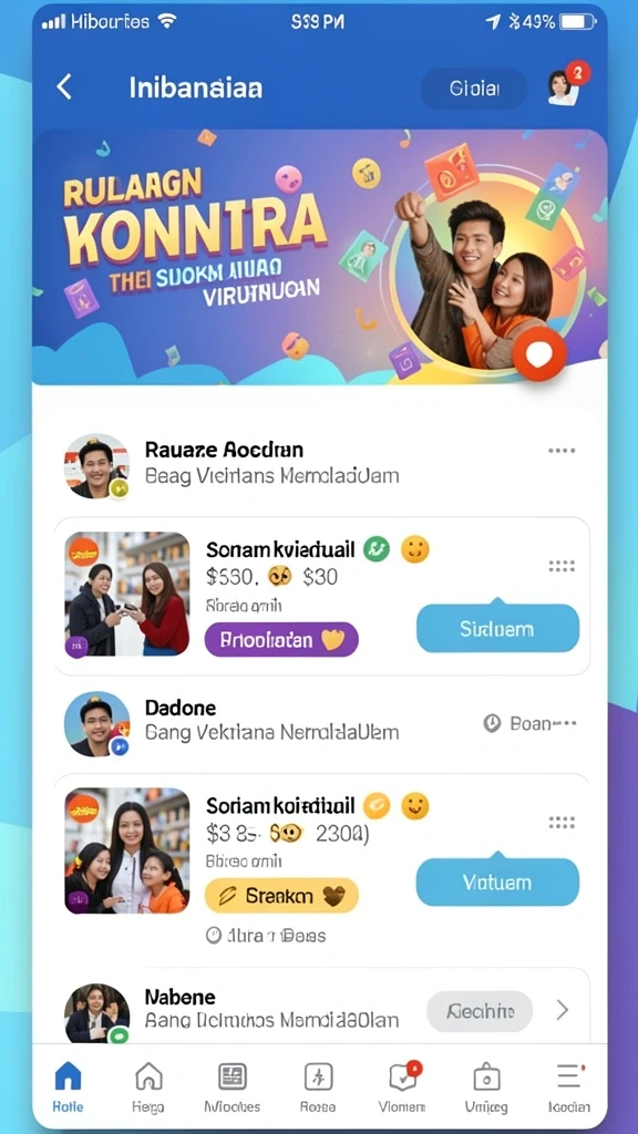 Hadiah menarik menanti di setiap level.