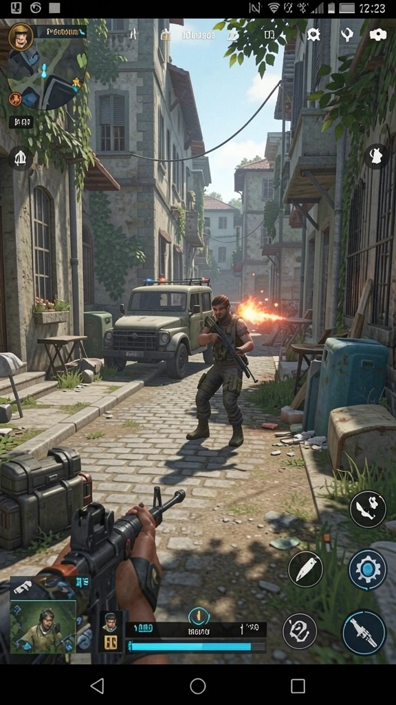 Fitur multiplayer memungkinkan bermain dengan teman.