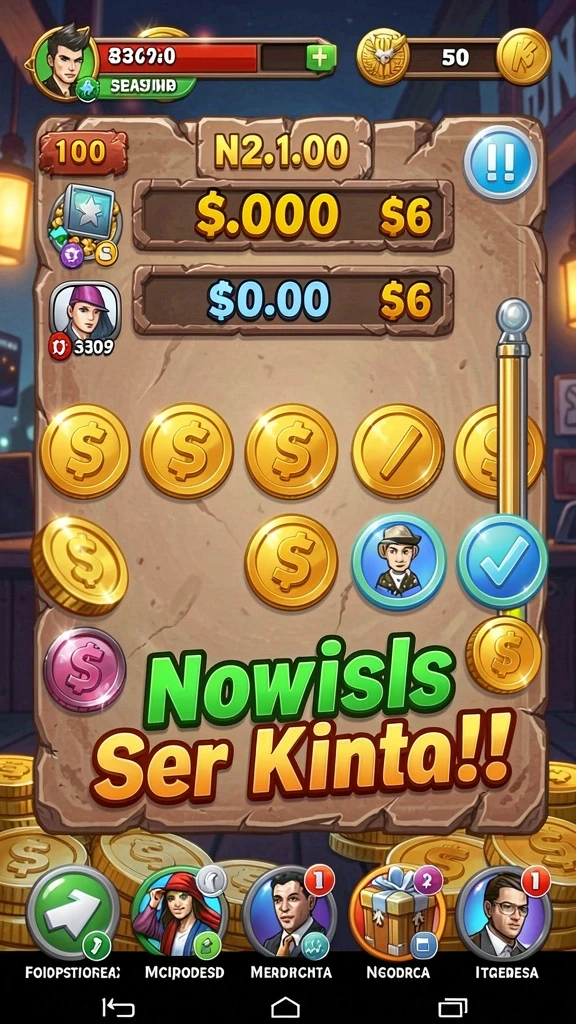 Screenshot menunjukkan variasi permainan yang bisa dipilih.