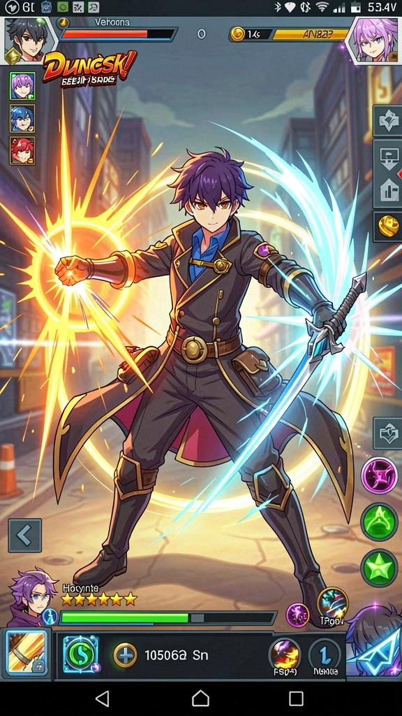 Screenshot memperlihatkan fitur interaksi sosial dalam game.