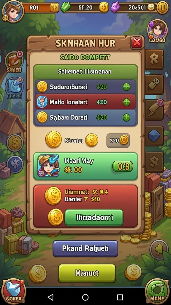 Mini-game seru dan menantang di dalam aplikasi.