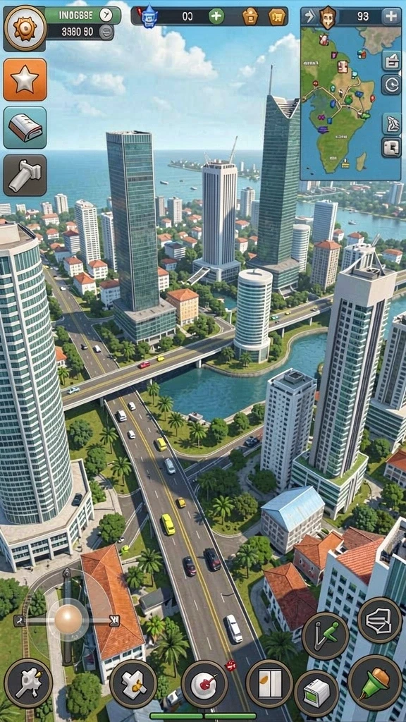 Tampilan awal game yang menarik dan penuh warna.