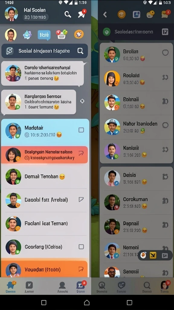 Tampilan antarmuka yang ramah pengguna.
