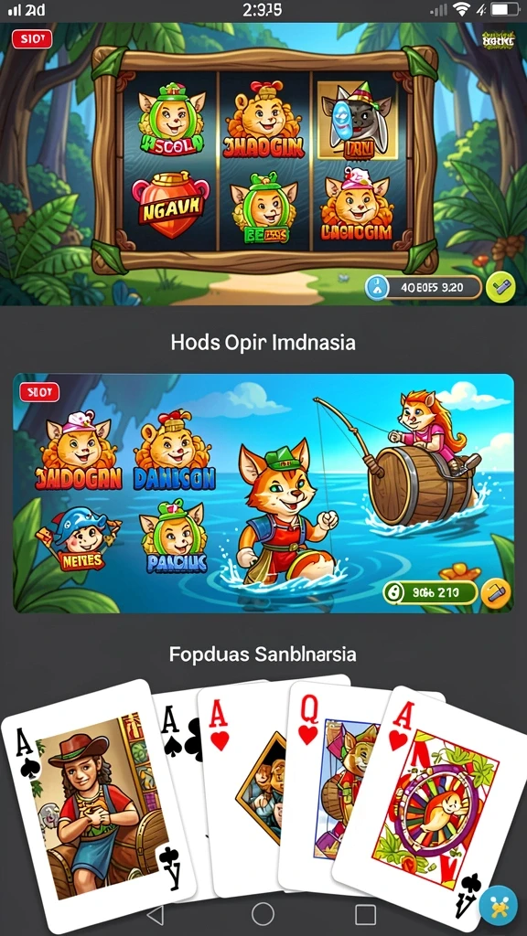 Tampilan menu utama GILA138 yang menarik.
