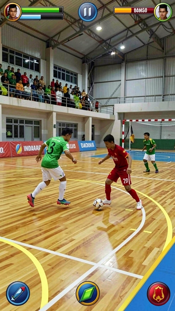Grafis yang memukau, menciptakan pengalaman bermain yang imersif.
