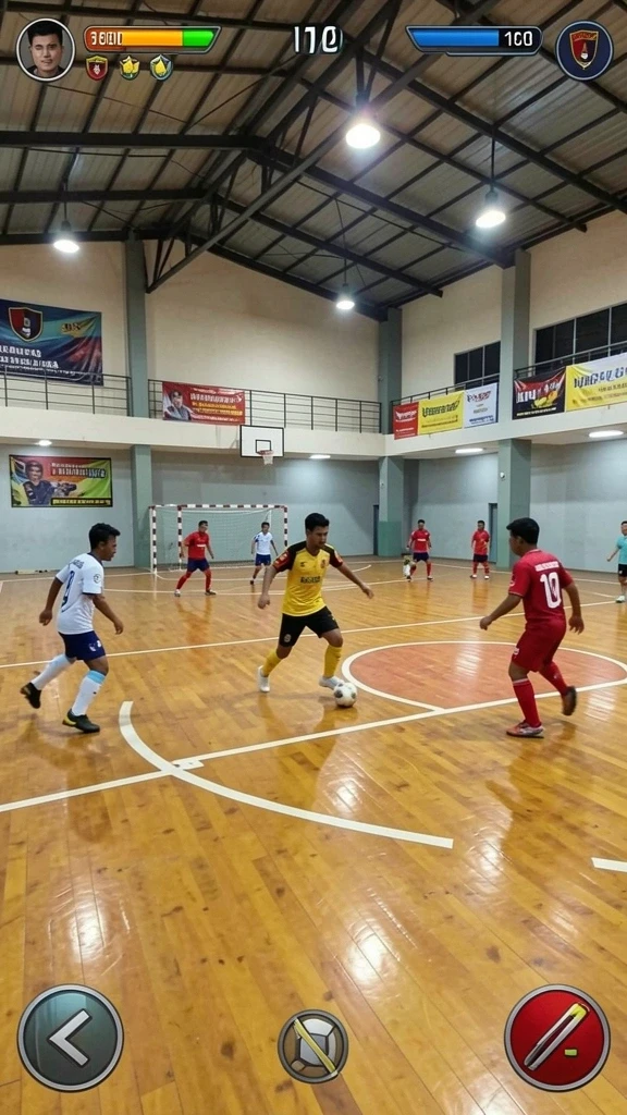 Tampilan awal HQ777 dengan antarmuka yang ramah pengguna.