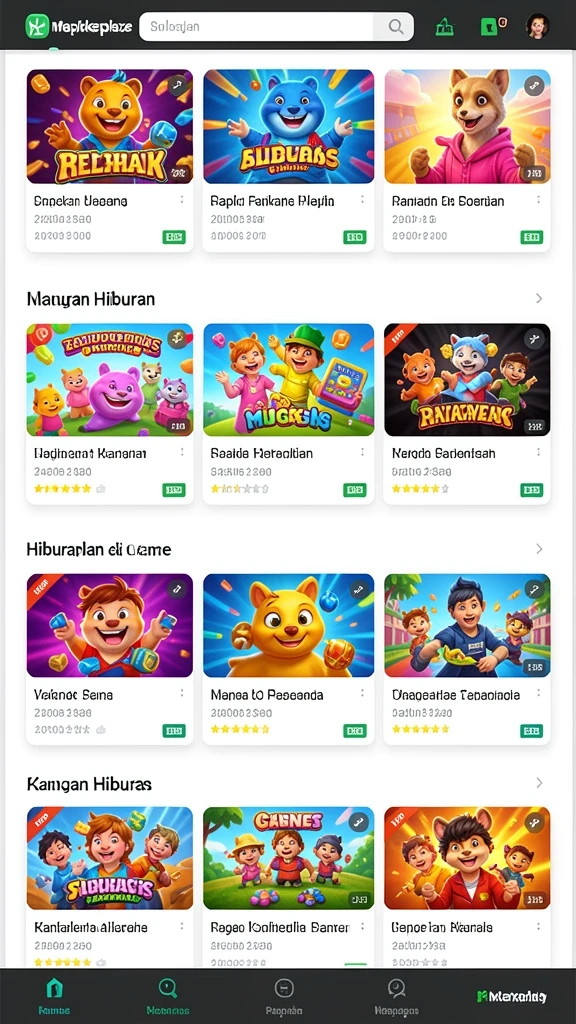 Karakter-karakter unik dengan kemampuan khusus.