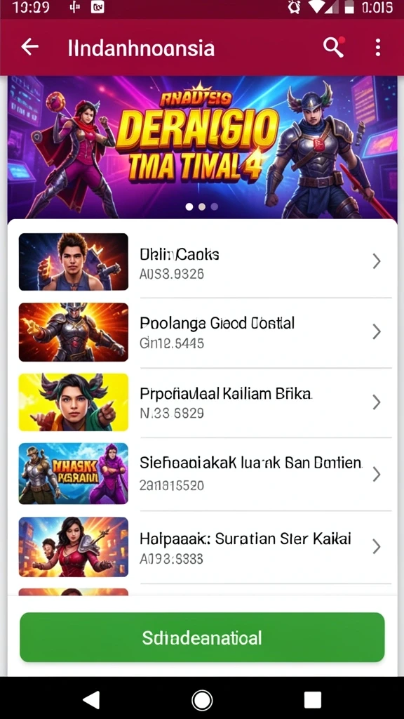 Pengalaman bermain yang seru dan mendebarkan.