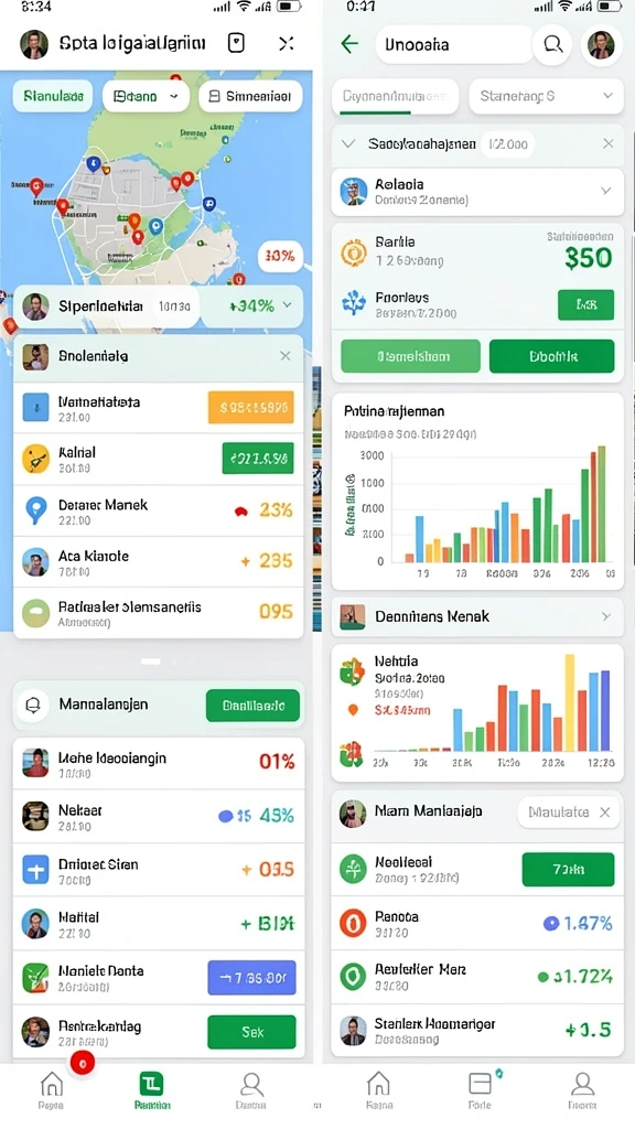 Karakter dengan desain unik menambah keseruan bermain.
