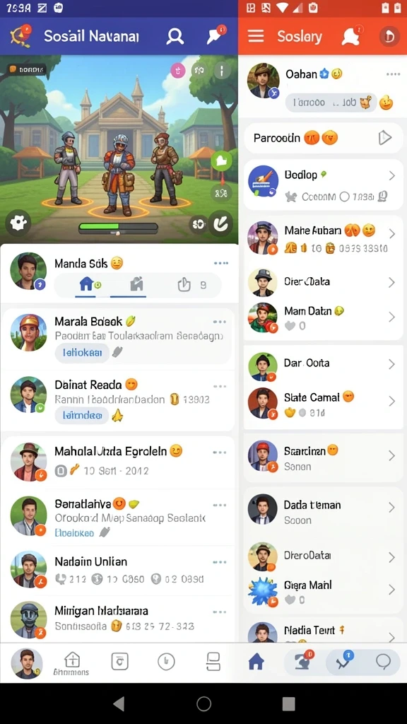 Gameplay yang menantang dengan berbagai level.