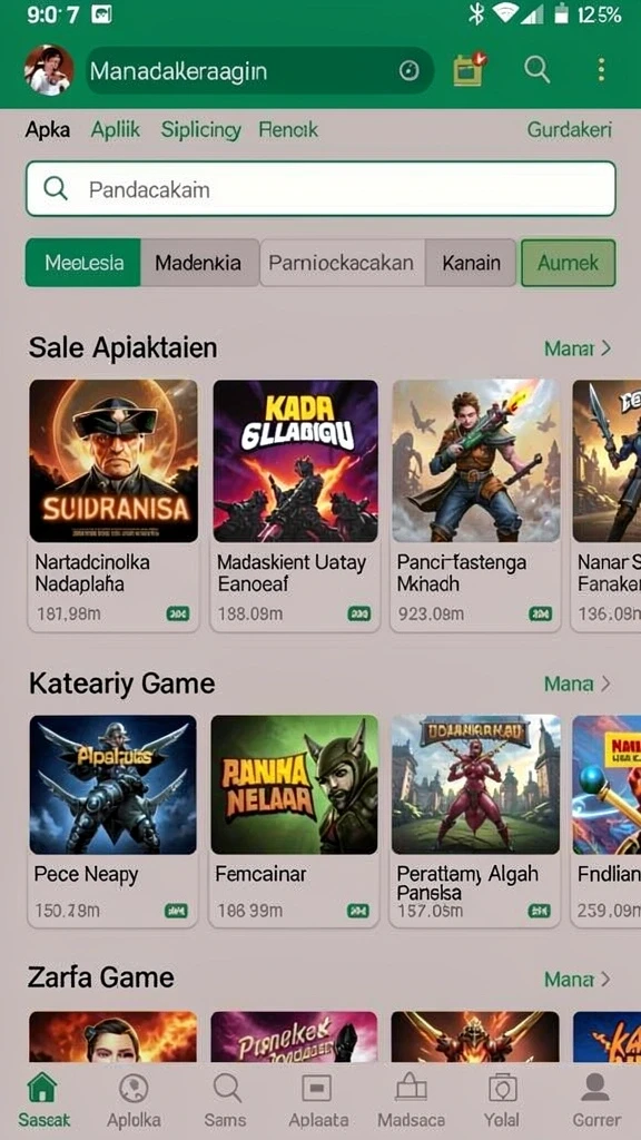 Tampilan antarmuka yang sederhana dan menarik.