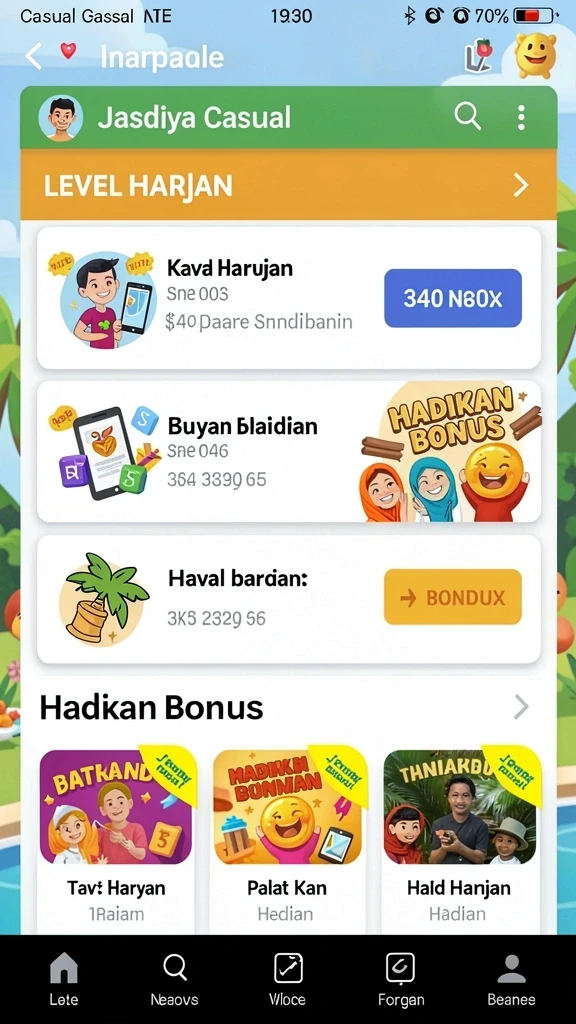Tampilan antarmuka yang menarik dan mudah digunakan.