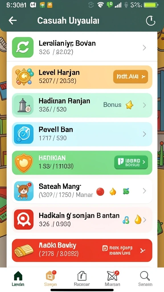 Beragam karakter dan level menantang untuk dijelajahi.