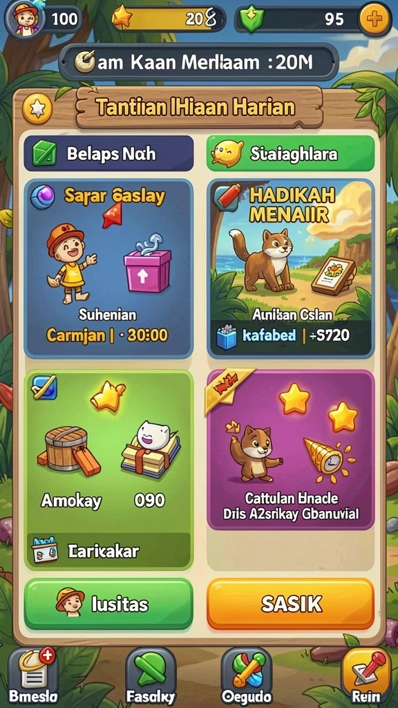 Screenshot ketiga menunjukkan interaksi antar pemain dalam mode multiplayer.