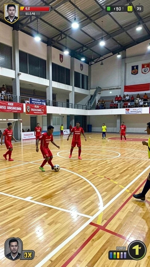 Tangkapan layar menampilkan naga yang sedang berlatih.