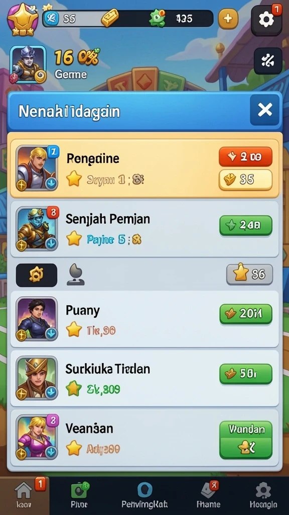 Berbagai level menantang dengan desain grafis yang memukau.