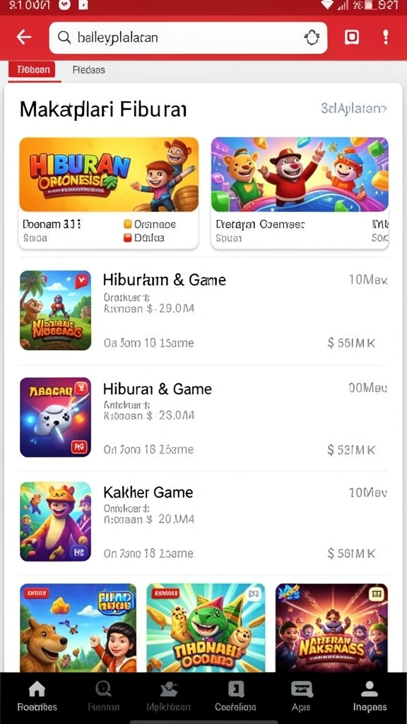 Tampilan permainan slot yang menarik dan berwarna.