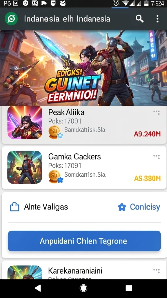 Berbagai karakter unik yang bisa dimainkan oleh pengguna.
