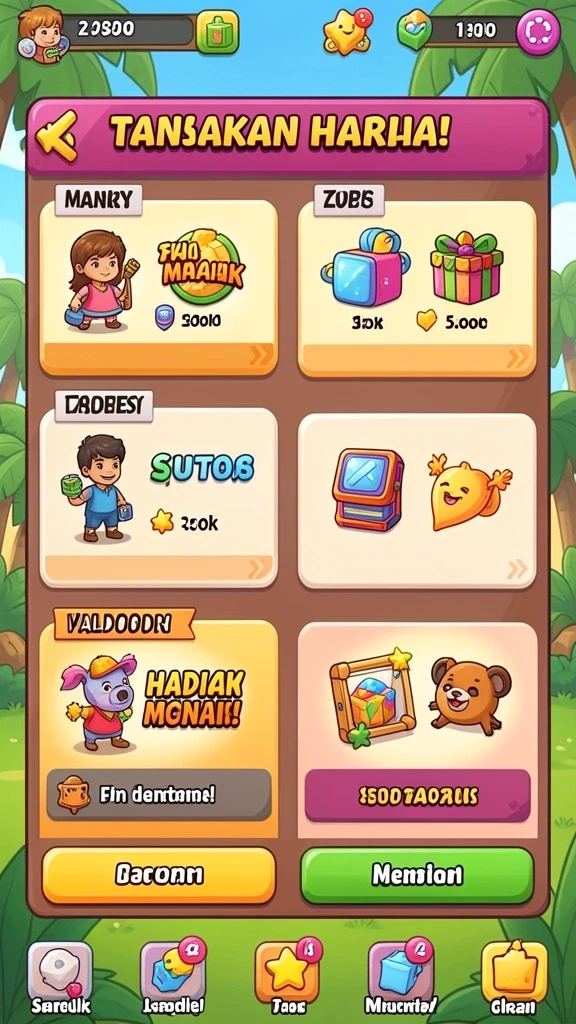 Mode multiplayer yang memungkinkan interaksi dengan pemain lain.