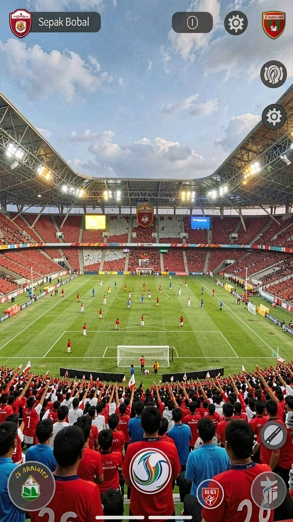 Tampilan menu utama yang menarik dan mudah dinavigasi.