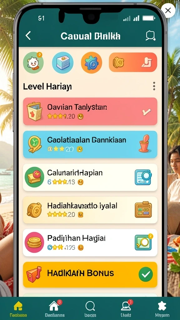Screenshot menampilkan permainan slot populer dengan hadiah besar.