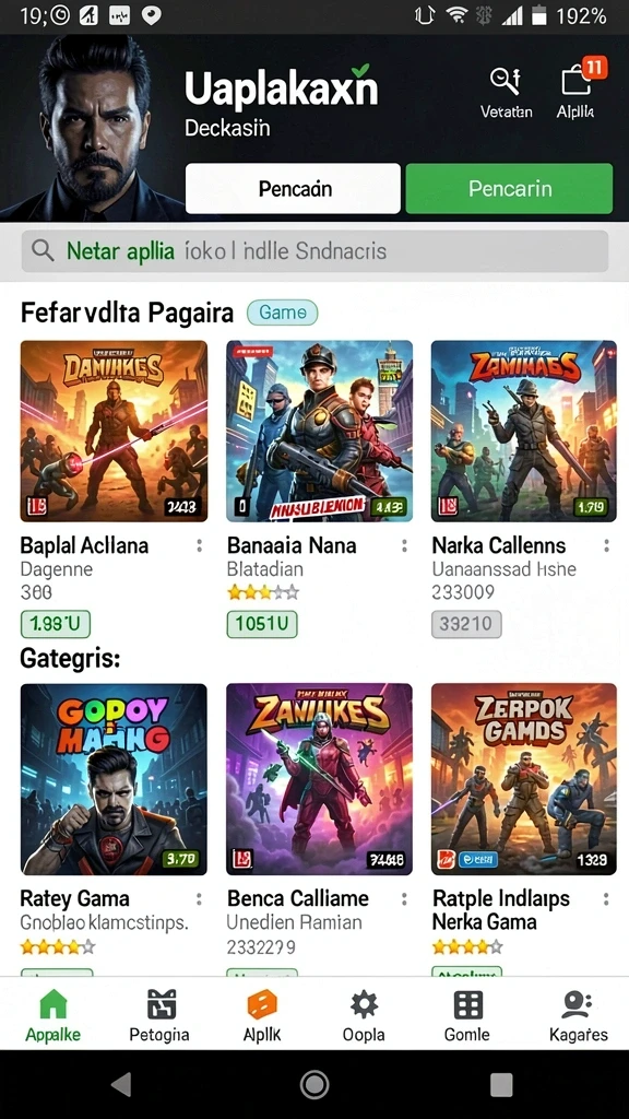 Screenshot dari gameplay yang seru dan menantang.