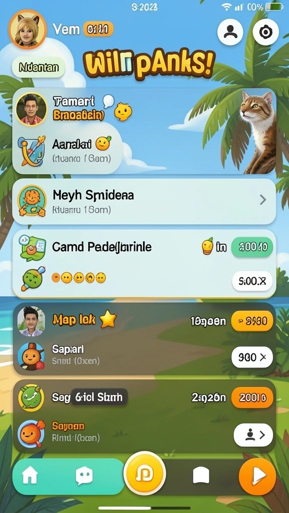 Tampilan antarmuka RAJAPANEN yang menarik dan user-friendly.