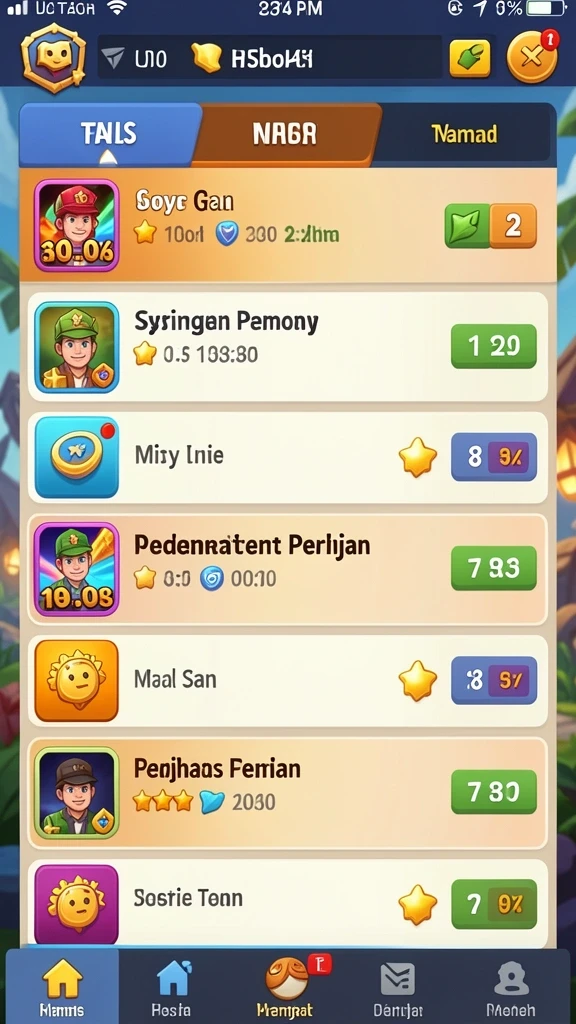 Grafis yang memukau dan penuh warna.