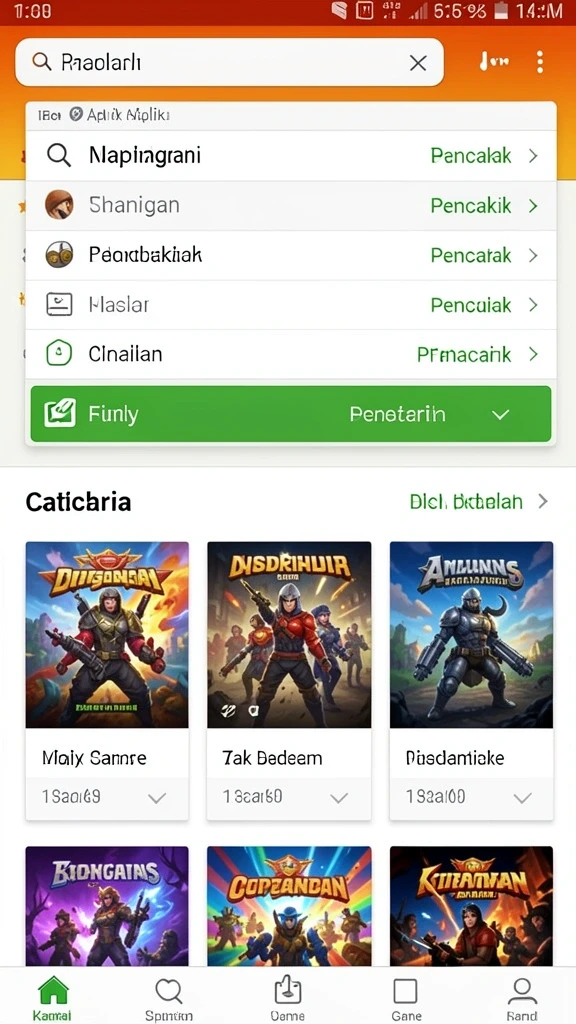 Fitur chat yang memudahkan interaksi antar pemain.
