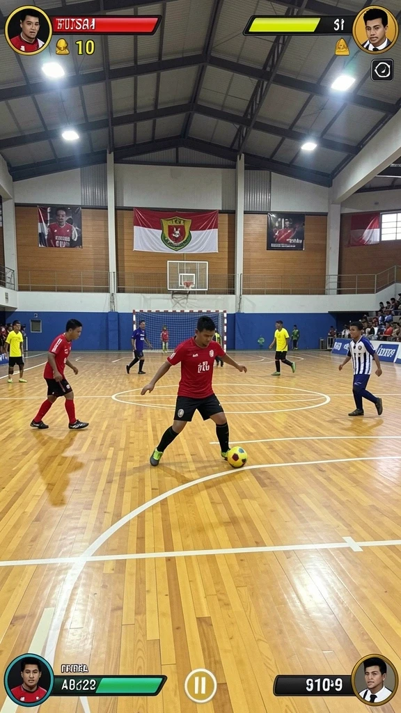 Menampilkan berbagai karakter yang dapat dimainkan.
