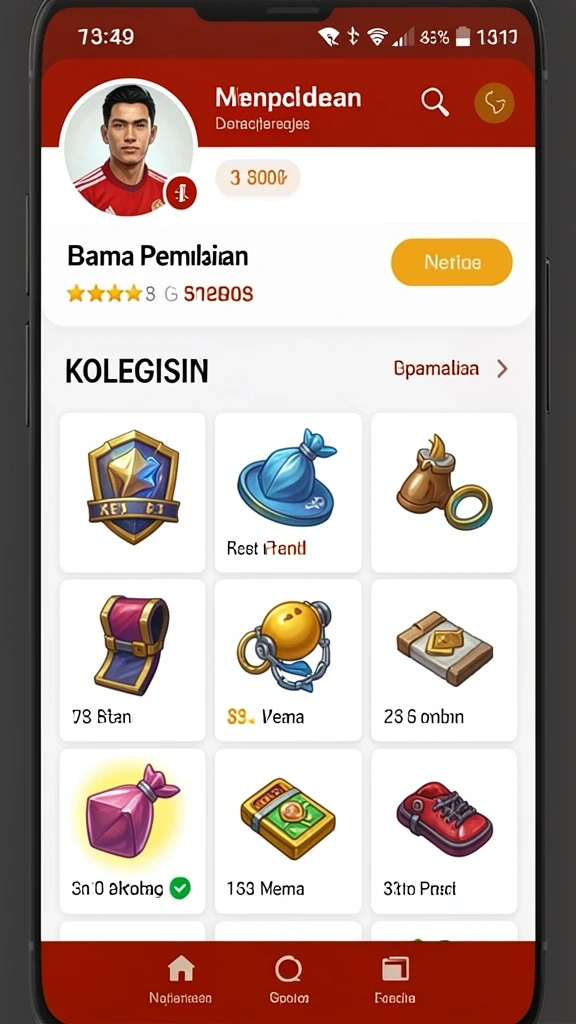 Tampilan antarmuka yang menarik dan mudah dipahami.