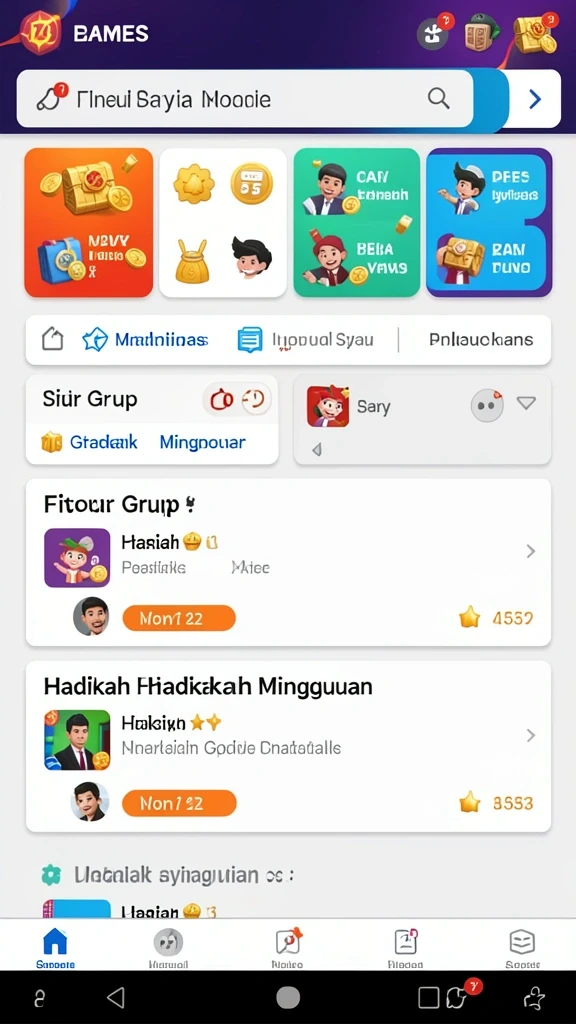 Fitur kompetitif yang mengasyikkan untuk bersaing.