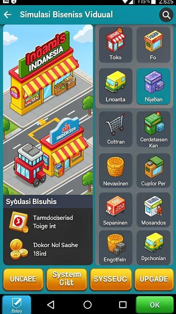 Screenshot menunjukkan tampilan grafis yang memukau dari dunia permainan.