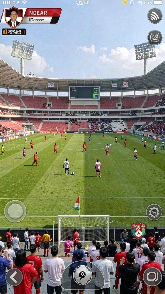 Screenshot menunjukkan mode multiplayer dengan pemain lainnya.