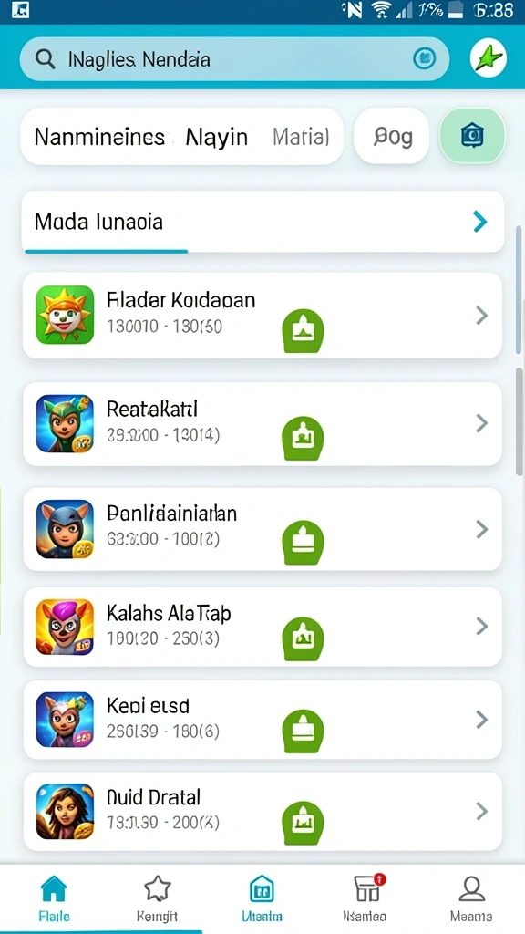 Tampilan awal yang menarik dan intuitif.