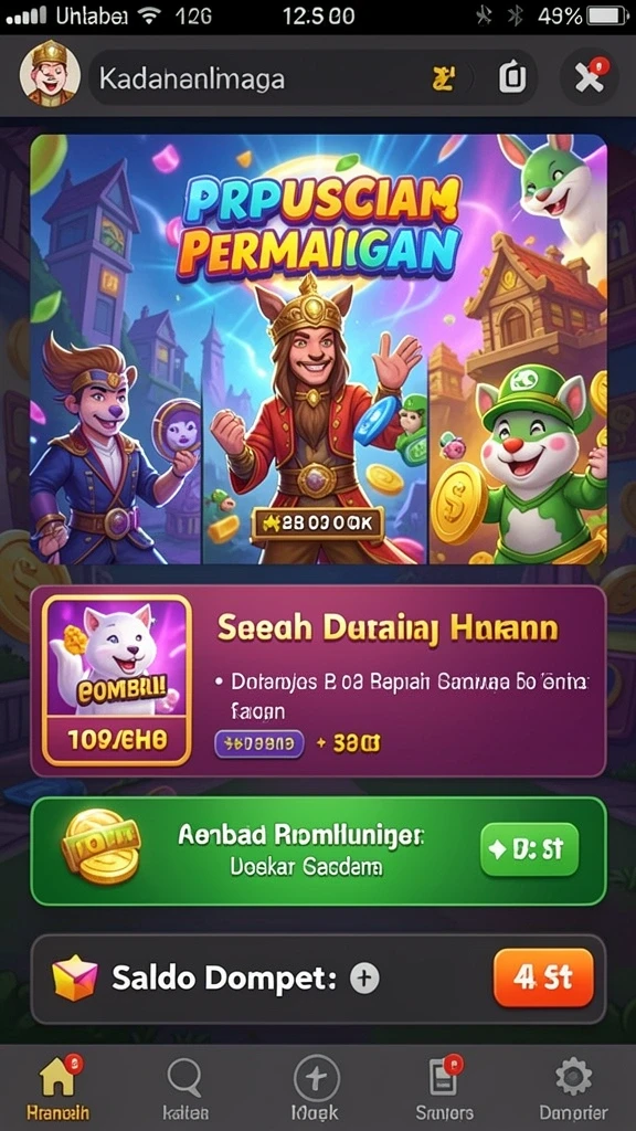 Fitur pembaruan harian yang menarik.