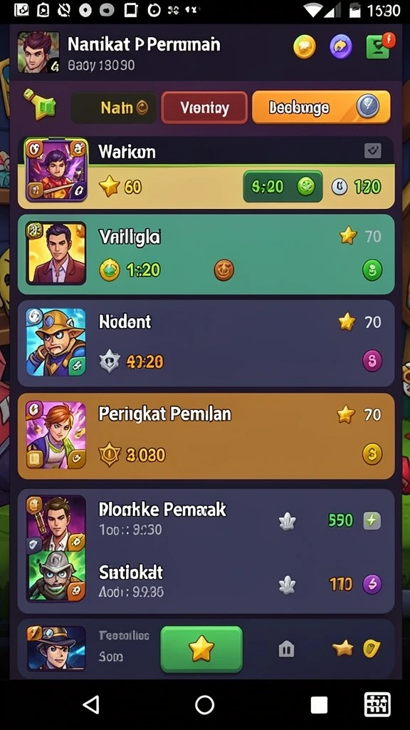Beragam mode permainan yang seru dan menantang.
